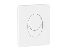 Панель змиву пластикова Koer KT-0606-03 157x198x3mm, кнопка закруглена (колір білий) (KR5713)