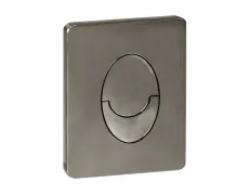 Панель змиву пластикова Koer KT-0606-07 157x198x3mm, кнопка закруглена (колір графіт) (KR5712)