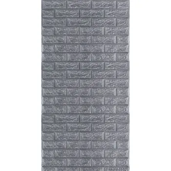 R017-2 Панель стінова в рулоні 3D 700х3080х2мм Сіра Цегла (D) SW-00002535