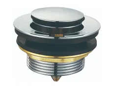 Донний клапан для ванни Koer PW-06-01 1 1/2'' автоматичний СLICK-СLACK (Колір хром) (KR5799)