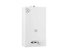 Газова колонка KOER KWH.G0410 WHITE димохідна з п'єзорозпалом 10 л/хв (колір білий) (KR5663)
