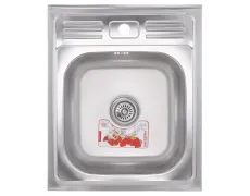 Кухонна мийка накладна ZERIXZ5060-06-160E (satin) (ZX1611)