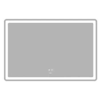 Дзеркало Zerix Mirra MR05-120x80 з LED Touch, Anti-fog, димером, регулятором яскравості (ZX6061)