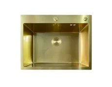 Мийка Mixxus MH6050 Micro Decor Brushed Gold (3.0/0.8) з нерж. сталі (колір матове золото) (MI8222)
