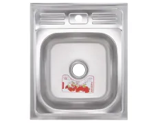Кухонна мийка накладна Zerix Z5060-04-160E (Satin) (ZX1610)
