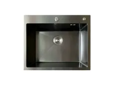 Мийка Mixxus MH5843 Micro Decor Graphite (3.0/0.8) з нерж. сталі (колір графіт) (MI8217)