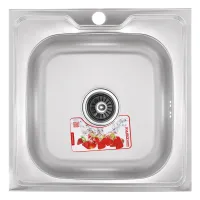 Кухонна мийка накладна Zerix Z5050-06-160E (Satin) (ZX1609) Кухонна мийка накладна Zerix Z5050-06-160E (Satin) (ZX1609)