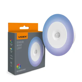 LED Світильник акумуляторний з датчиком руху VIDEX VL-NL114W-G