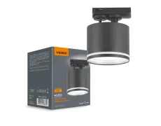Світильник VIDEX під лампу GX53 трековий Чорний (VL-SPF35C-B)