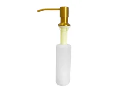 Дозатор для мийного засобу врізний Mixxus DIS-01.SUS Brushed Gold з SUS304 300 мл (кол.матове золото) (MI8224)