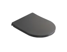 Сидіння-кришка для унітазу Mixxus Premium SEAT COVER ELLIPSE-2005 GRAY 445х360х37mm дюропласт (MP6685)