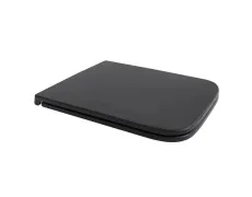 Сидіння-кришка для унітазу Mixxus Premium SEAT COVER QUADRO-2001 BLACK з мікроліфтом 427х344х39mm (MP6616)