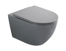 Унітаз підвісний Mixxus Premium ELLIPSE-0308-T3 GRAY 490x360x360mm система змиву TORNADO 3.0 (MP6654)