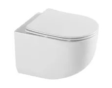 Унітаз підвісний Mixxus Premium Ellipse-0302-T3 495x360x370mm, система змиву Tornado 3.0 (MP6462)