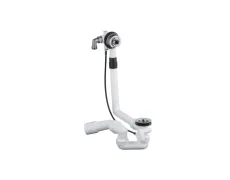 Сифон для ванни без комплекту верхньої монтажної частини GROHE Talentofill (28990000) напівавтоматичний з переливом, без ревізії (Колір хром) 1 1/2'' (28990000)