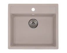 Мийка кухонна Zerix ZS-5751S-06 Бежева (ZX4597)
