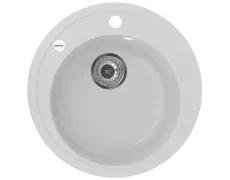 Мийка кухонна Zerix ZS-510R-01 Біла (ZX4531)
