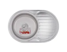 Мийка кухонна Zerix Z7750-08-180E (Satin) (ZX1596)
