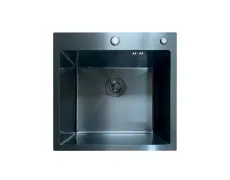 Мийка з нерж. сталі MIXXUS MH5050 MICRO DECOR BLACK (3.0/0.8) (колір чорний) (MI8215)