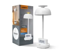 LED лампа настiльна з акумулятором VIDEX VL-TF24W 8W 4000K+RGB White