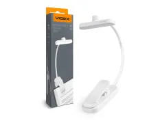 LED Світильник акумуляторний для читання VIDEX VL-NL134W White