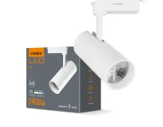 LED світильник трековий VIDEX 30W 4100K білий