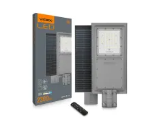 LED ліхтар вуличний автономний VIDEX 2300Lm 5000K (VL-SLSO-082-S)