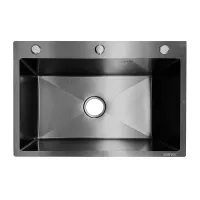 Мийка ZERIX ZH6845 MICRO DECOR GRAPHITE (3.0/0.8) з нержавіючої сталі (колір графіт) (ZX6185) Мийка ZERIX ZH6845 MICRO DECOR GRAPHITE (3.0/0.8) з нержавіючої сталі (колір графіт) (ZX6185)
