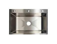 Мийка ZERIX ZH6545 MICRO DECOR SS COLOR (3.0/0.8) з нержавіючої сталі (колір нержавійка) (ZX6180)