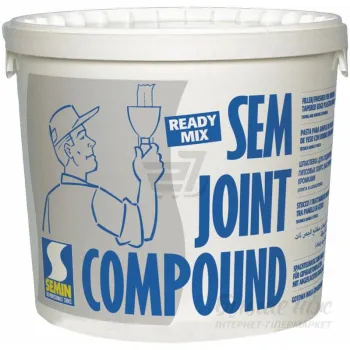 Шпаклівка фінішна готова Semin Sem Joint Compound 25 кг Шпаклівка фінішна готова Semin Sem Joint Compound 25 кг