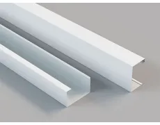 3D кубоподібна рейекова стеля біла глянцева 
