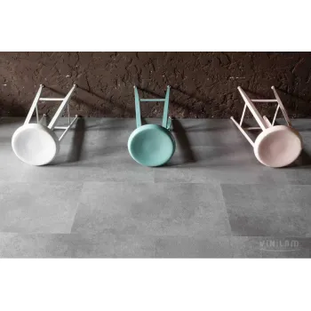 Вінілова плитка клейова Ceramo Vinilam Цемент 61609 Вінілова плитка клейова Ceramo Vinilam Цемент 61609
