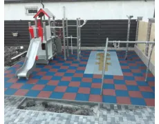 Гумове покриття для дитячих майданчиків 500х500х35 мм