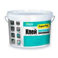 Super Fix клей акриловий для приклеювання гнучкої цегли готовий білий Super Fix клей акриловий для приклеювання гнучкої цегли готовий білий