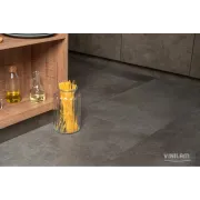 Вінілова плитка клейова Ceramo Vinilam Цемент Стальной 71610 