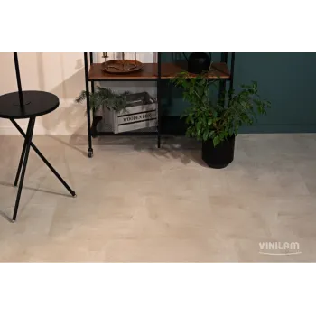 Вінілова плитка клейова Ceramo Vinilam Бетон Білий 71615 Вінілова плитка клейова Ceramo Vinilam Бетон Білий 71615