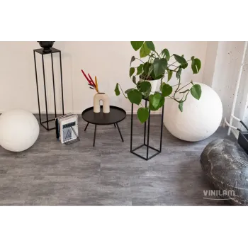 Вінілова плитка клейова Ceramo Vinilam Цемент Серый 71616 