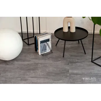 Вінілова плитка клейова Ceramo Vinilam Цемент Серый 71616 