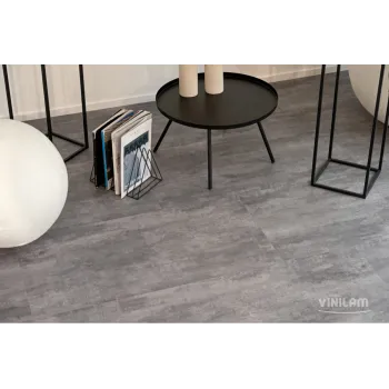 Вінілова плитка клейова Ceramo Vinilam Цемент Серый 71616 