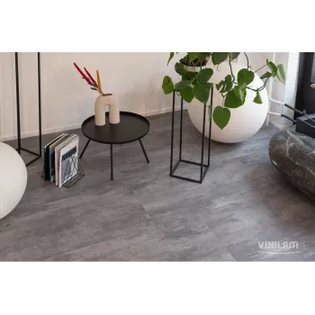 Вінілова плитка клейова Ceramo Vinilam Цемент Серый 71616 