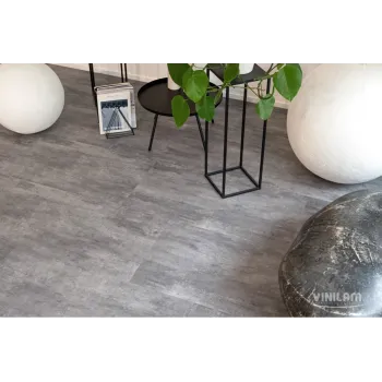 Вінілова плитка клейова Ceramo Vinilam Цемент Серый 71616 
