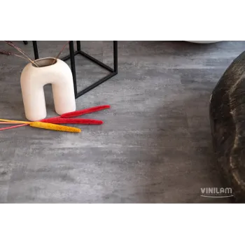 Вінілова плитка клейова Ceramo Vinilam Цемент Серый 71616 