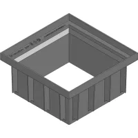 Верхня надставна частина для точечного дренажу HAURATON Recyfix Point 30/30 (300х 120х 300) з PР, для збільшення висоти на 106мм, чорна Верхня надставна частина для точечного дренажу HAURATON Recyfix Point 30/30 (300х 120х 300) з PР, для збільшення висоти на 106мм, чорна