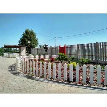 Штакетник ПВХ 80х15 мм білий