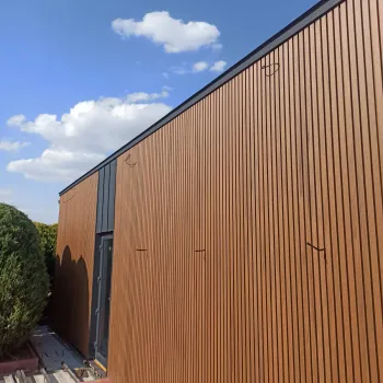 Рейка фасадна ДПК 3D Тік 