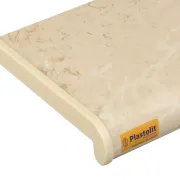 Підвіконня пластикове Plastolit Soft Бежевий мармур глянсовий Підвіконня пластикове Plastolit Soft Бежевий мармур глянсовий
