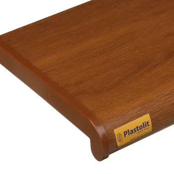 Підвіконня пластикове Plastolit Soft Золотий дуб матовий