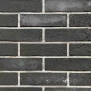 Гнучка цегла на сітці без захисної плівки|Антрацит мікс патіна сіті 