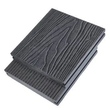 Терасна дошка ДПК масив VIP Dark Grey 
