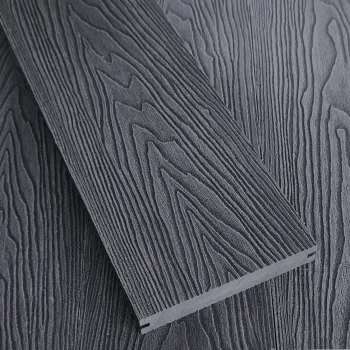 Терасна дошка ДПК масив VIP Dark Grey 